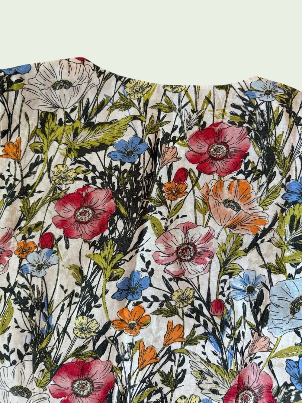 J. Jill “Love Linen” Sleeveless Floral Shift Classic! - Picture 8 of 11